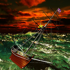 Image showing Pirate ship