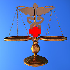 Image showing Scales of justice