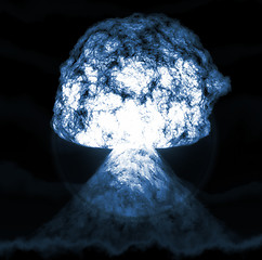 Image showing Huge nuclear explosion