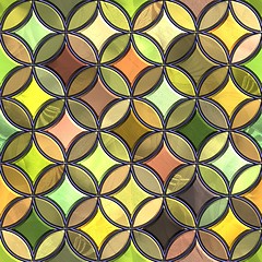 Image showing Vintage clay tile