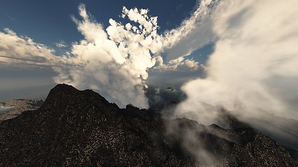 Image showing Volcanic  crater