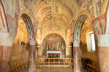 Image showing  Danse Macabre fresco, Hrastovlje, Slovenia.