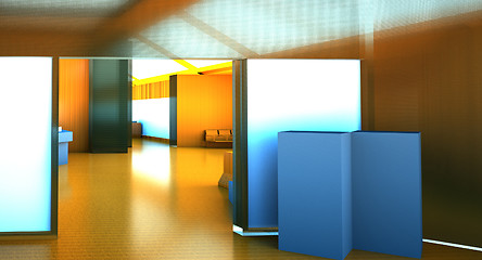 Image showing Modern empty lounge