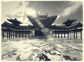 Image showing Zen buddhism temple