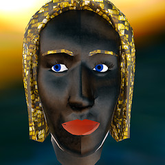 Image showing African   mask