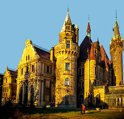 Image showing Moszna  castle in  Poland