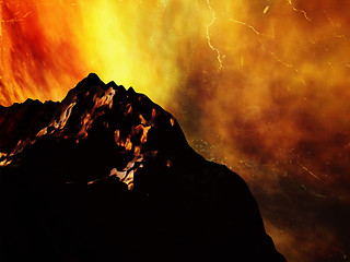 Image showing Volcanic eruption