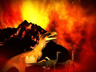 Image showing Dinosaur doomsday