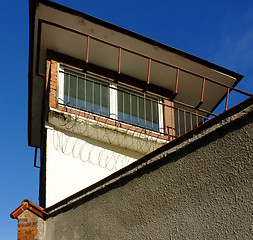 Image showing Prison watch tower