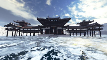 Image showing Zen buddhism temple