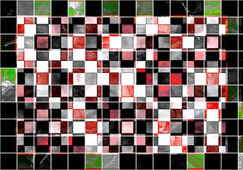 Image showing Marble chess board