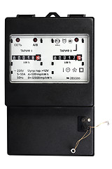 Image showing Two-tariff electric meter