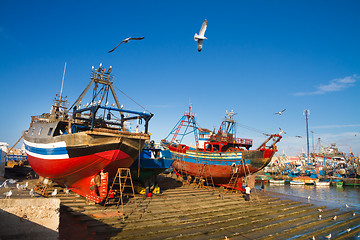 Image showing Essaouira - Magador port, Marrakech, Morocco.