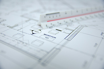 Image showing architectural drawing project design background