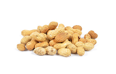 Image showing Peanuts on white