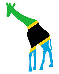 Image showing Tanzania giraffe