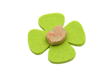 Image showing Unakite on felt