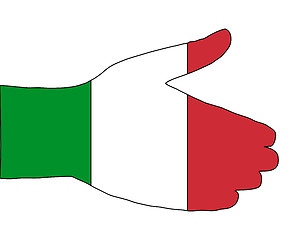 Image showing Italian Handshake