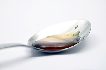 Image showing Maple sirup on spoon