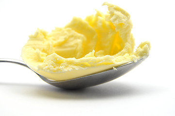 Image showing Margarine on spoon