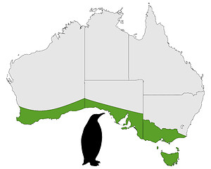 Image showing Little penguin range