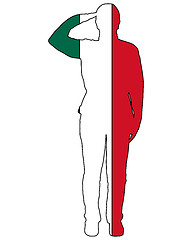 Image showing Mexican salute