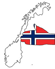 Image showing Welcome to Norway