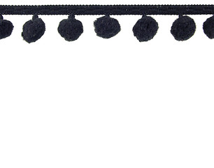 Image showing Background pompon braid