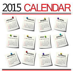 Image showing 2015 Calendar