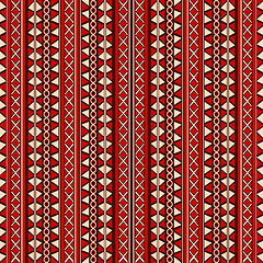 Image showing Tribal design seamless pattern