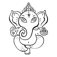 Image showing Hindu God Ganesha.