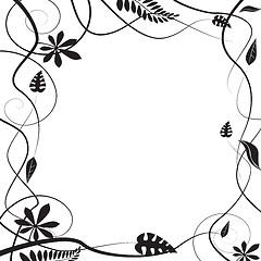 Image showing floral silhouette