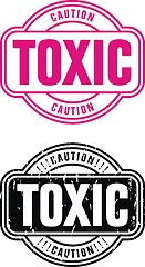 Image showing Stamp Toxic