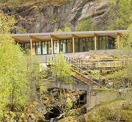 Image showing Geiranger fjord center