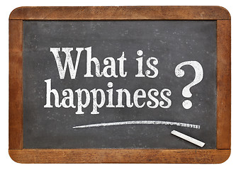 Image showing What is happiness question