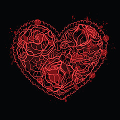 Image showing Heart. Design element.