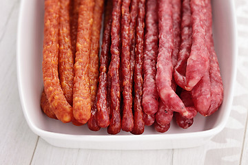 Image showing sausages