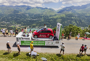 Image showing Publicity Caravan in Pyrenees