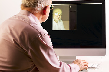 Image showing Man at Computer