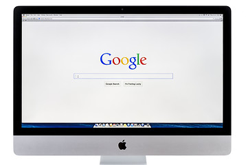 Image showing Google search home page