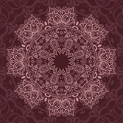 Image showing Mandala. Indian decorative pattern.