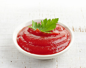 Image showing Tomato sauce ketchup