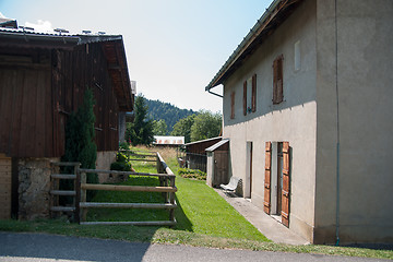 Image showing French village in alps