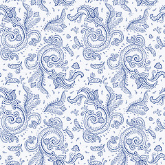 Image showing Seamless Paisley background.