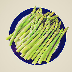 Image showing Retro look Asparagus