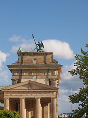 Image showing Brandenburger Tor Berlin