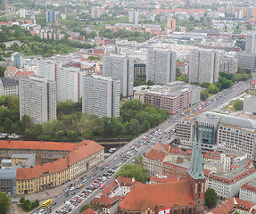 Image showing Berlin aerial view