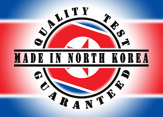 Image showing Quality test guaranteed stamp 