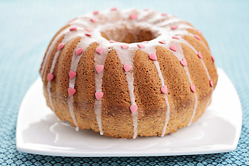 Image showing poppyseed Easter cake