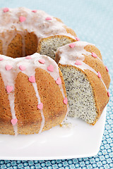 Image showing poppyseed Easter cake